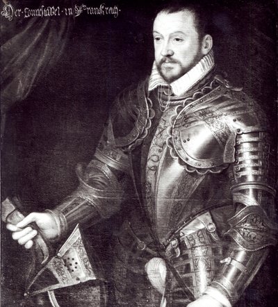Portrett av Francois I, hertug av Montmorency (1530-1579) av French School